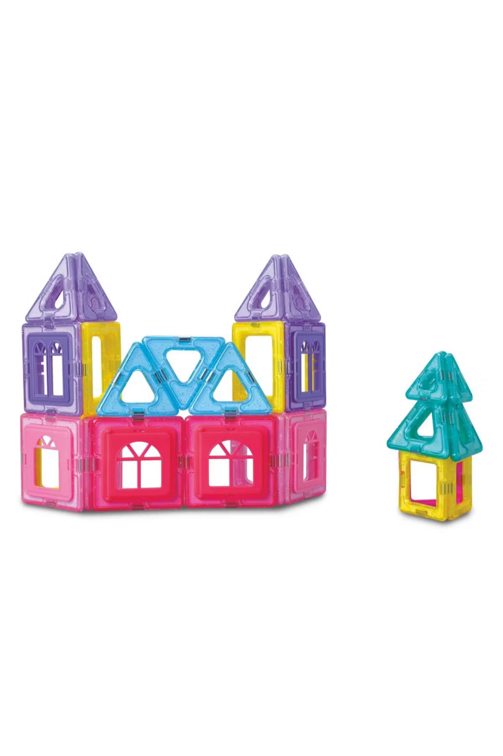 Magnimake 38 Piece Magnetic Tile Mansion Set