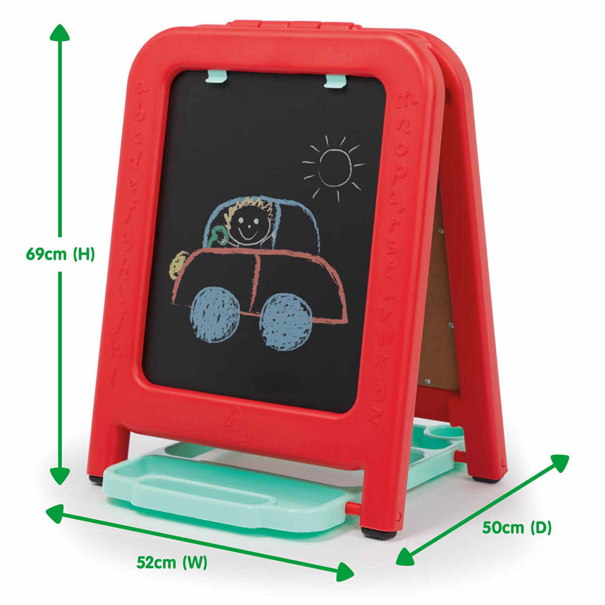 Plastic Double Sided Easel Pink