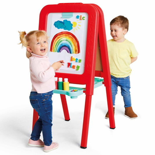 Plastic Double Sided Easel Pink