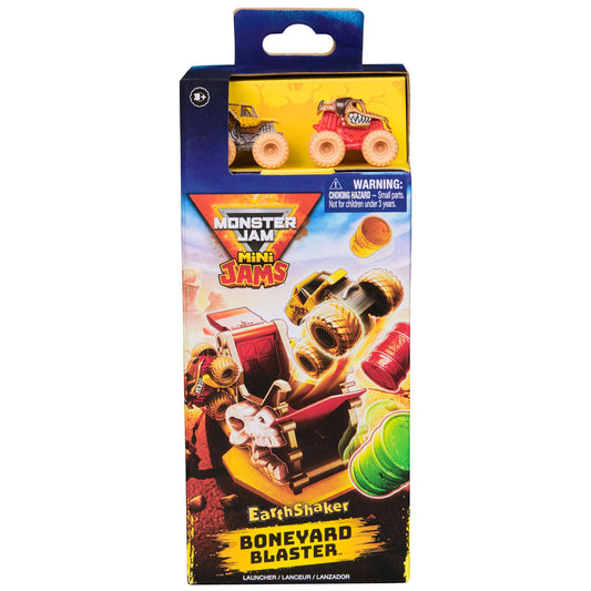 Monster Jam Mini Jams Earthshaker Boneyard Blaster Playset