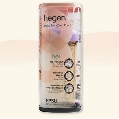 Hegen PCTO 330ml/11oz Drinking Bottle PPSU Purple