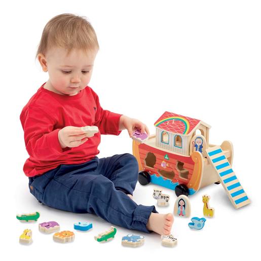 Early Learning Centre Wooden Noah'S Ark Shape Sorter V2