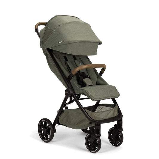 Nuna Trvl Lx Compact Stroller With Raincover & Travel Bag (Pine)
