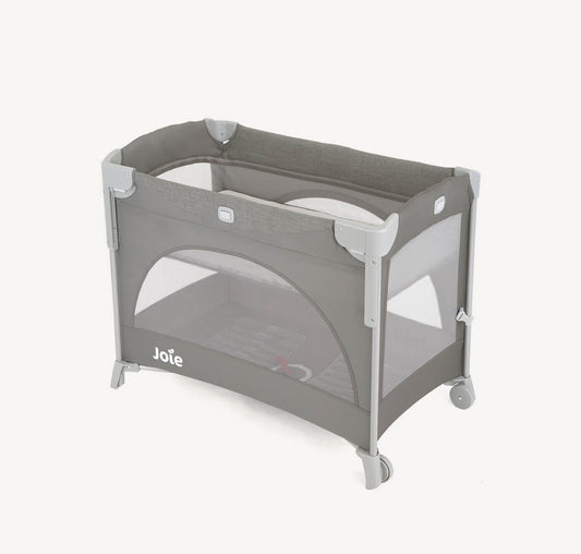 Joie Kubbie Sleep Travel Cot Foggy Grey