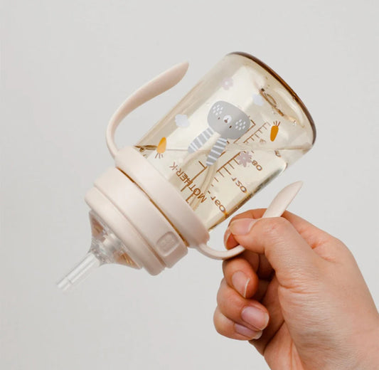 Mother-K Ppsu Straw Cup Bunny 200Ml Cream