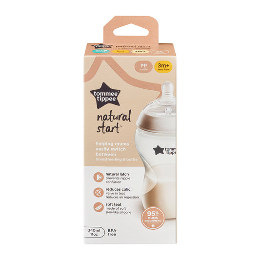 Natural Start  Polypropolene 340Ml W/M Teat