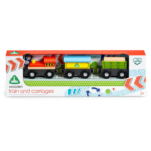 Wooden Freight Cargo Set
