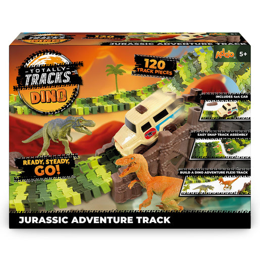 Totally Tracks Jurassic Adventure Race Track Set (120 Pieces)