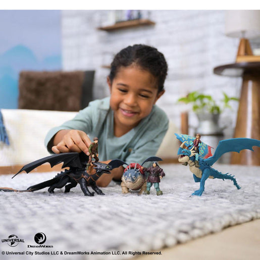 How To Train Your Dragon Viking & Dragon Toothless & Hiccup