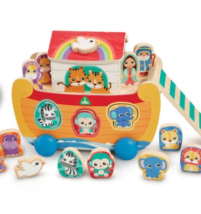 Early Learning Centre Wooden Noah'S Shape Sorter