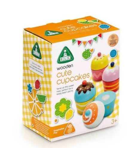 Early Learning Centre Wooden Cupcake Set