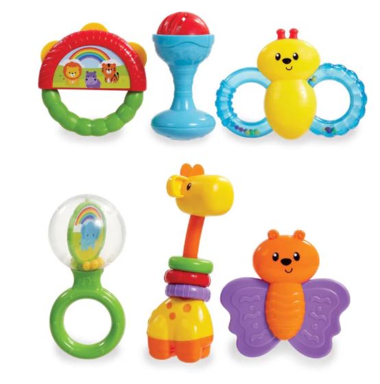 Little Lot Baby'S First Rattle Set