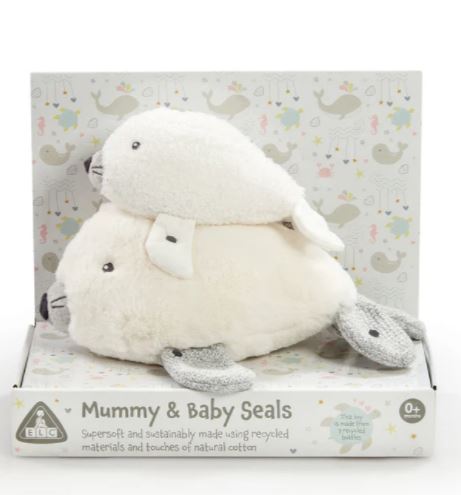 Early Learning Centre Baby Plush Ocean Seal Mum & Baby