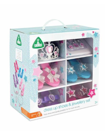 Early Learning Centre Dress Up Shoes And Jewellery Set