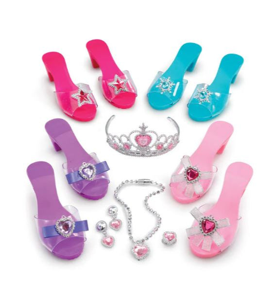 Early Learning Centre Dress Up Shoes And Jewellery Set