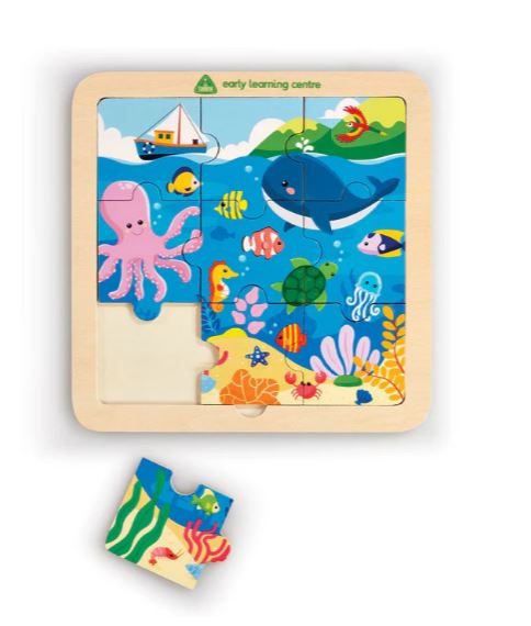 Early Learning Centre Wooden Under The Sea Puzzle
