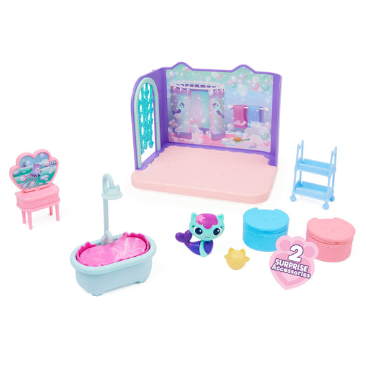 Gabby'S Dollhouse Delux Room Mercat Primp And Pamper Bathroom