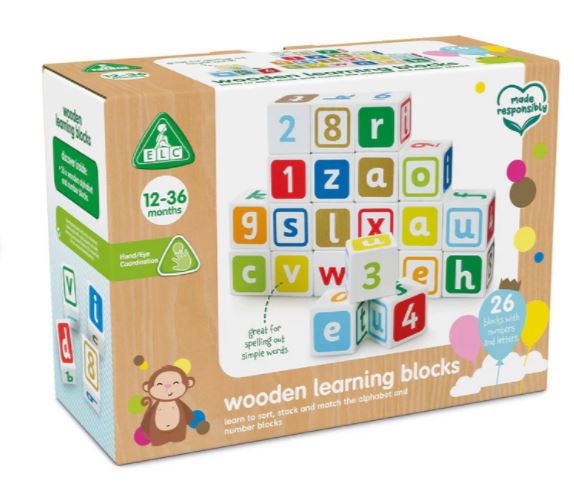 Early Learning Centre Wooden Learning Blocks