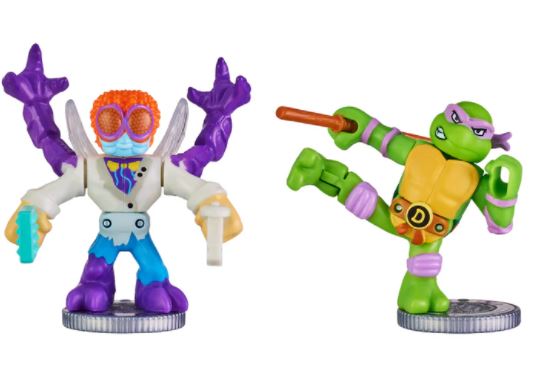 Akedo Teenage Mutant Ninja Turtles S1 Versus Pack-Donatello Vs Baxter Stockman
