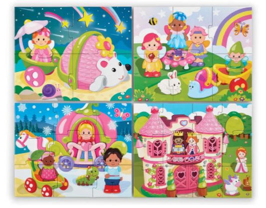 Early Learning Centre Happyland 4 In 1 Fairytale Puzzles