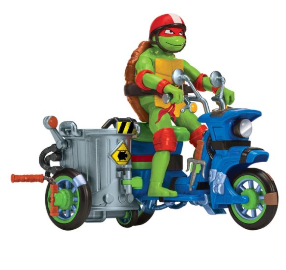 Teenage Mutant Ninja Turtles Mutant Mayhem Battle Sidecar With Exclusive Raphael Figure