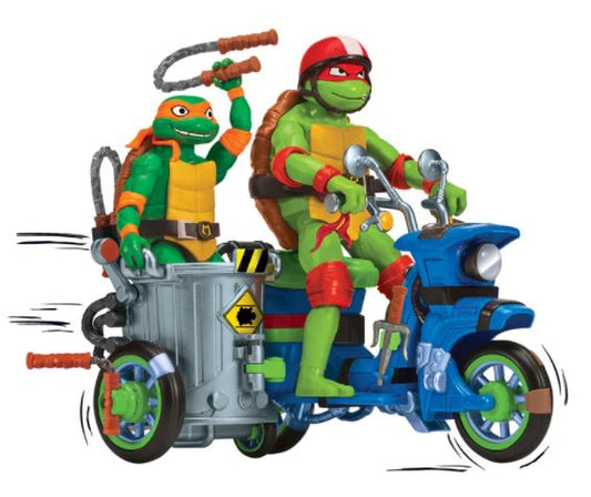 Teenage Mutant Ninja Turtles Mutant Mayhem Battle Sidecar With Exclusive Raphael Figure
