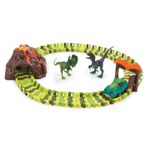 Totally Tracks Dino Jurassic Volcanic Adventure Set 96Pcs