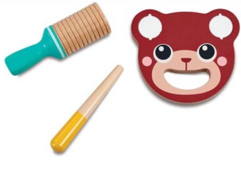 Early Learning Centre Wooden Little Bear Band Musical Toy