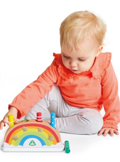 Early Learning Centre Wooden Pop Up Rainbow V2