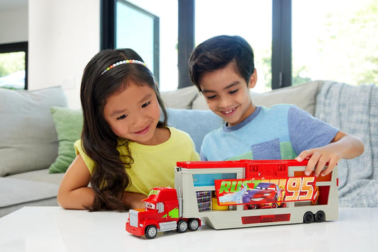 Disney And Pixar Cars Color Changers Mobile Paint Shop Mack Playset