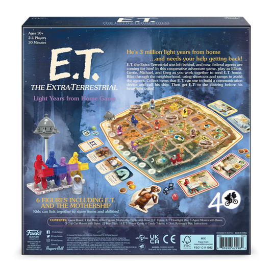 E.T. Help E.T. Home Board Game