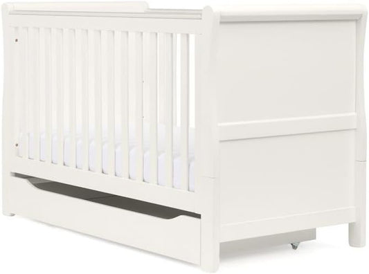 Cot Bed Chiltern  Sleigh White