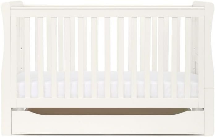 Cot Bed Chiltern  Sleigh White