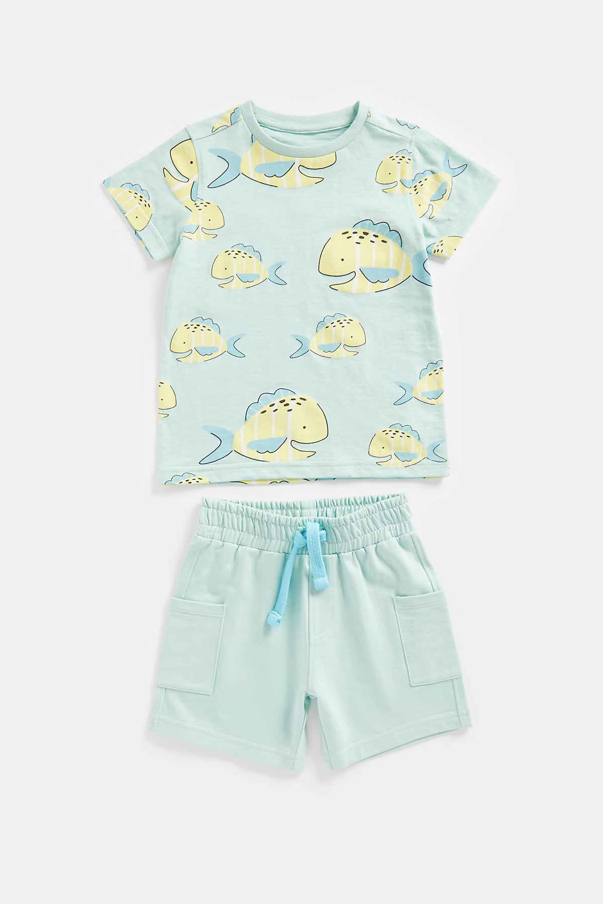 Mini Boysmb Vl Tee & Shorts Fish