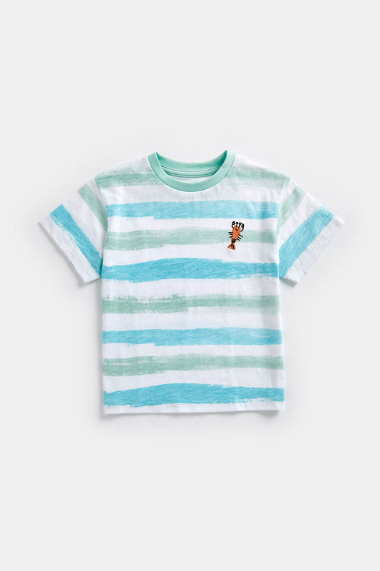 Mini Boys Vintage Lens Stripe Tee
