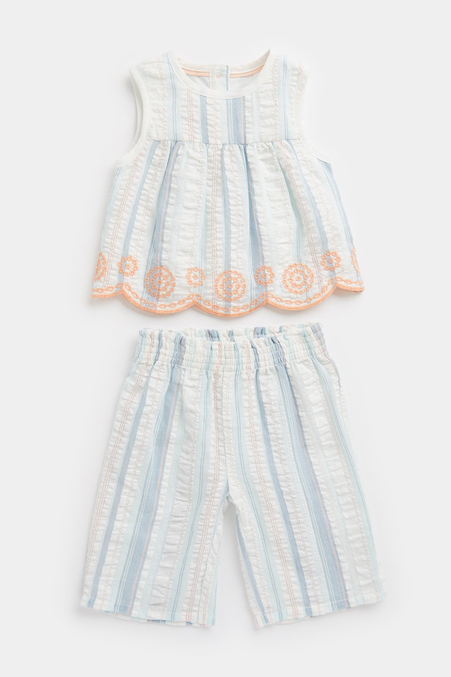 Newborn Girl Pretty Cove Blouse And Bottom Set