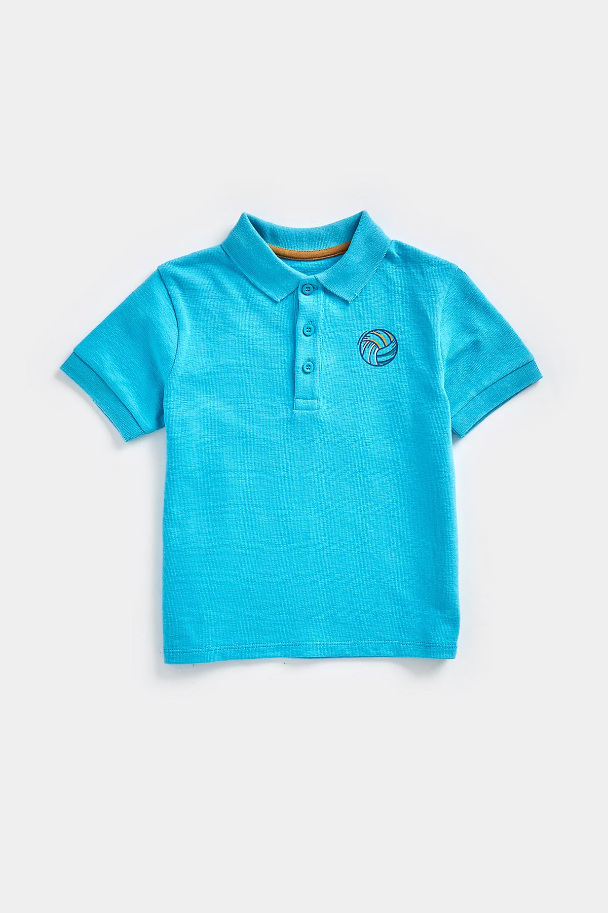 Mini Boys Plum Spring Polo Ss Tee