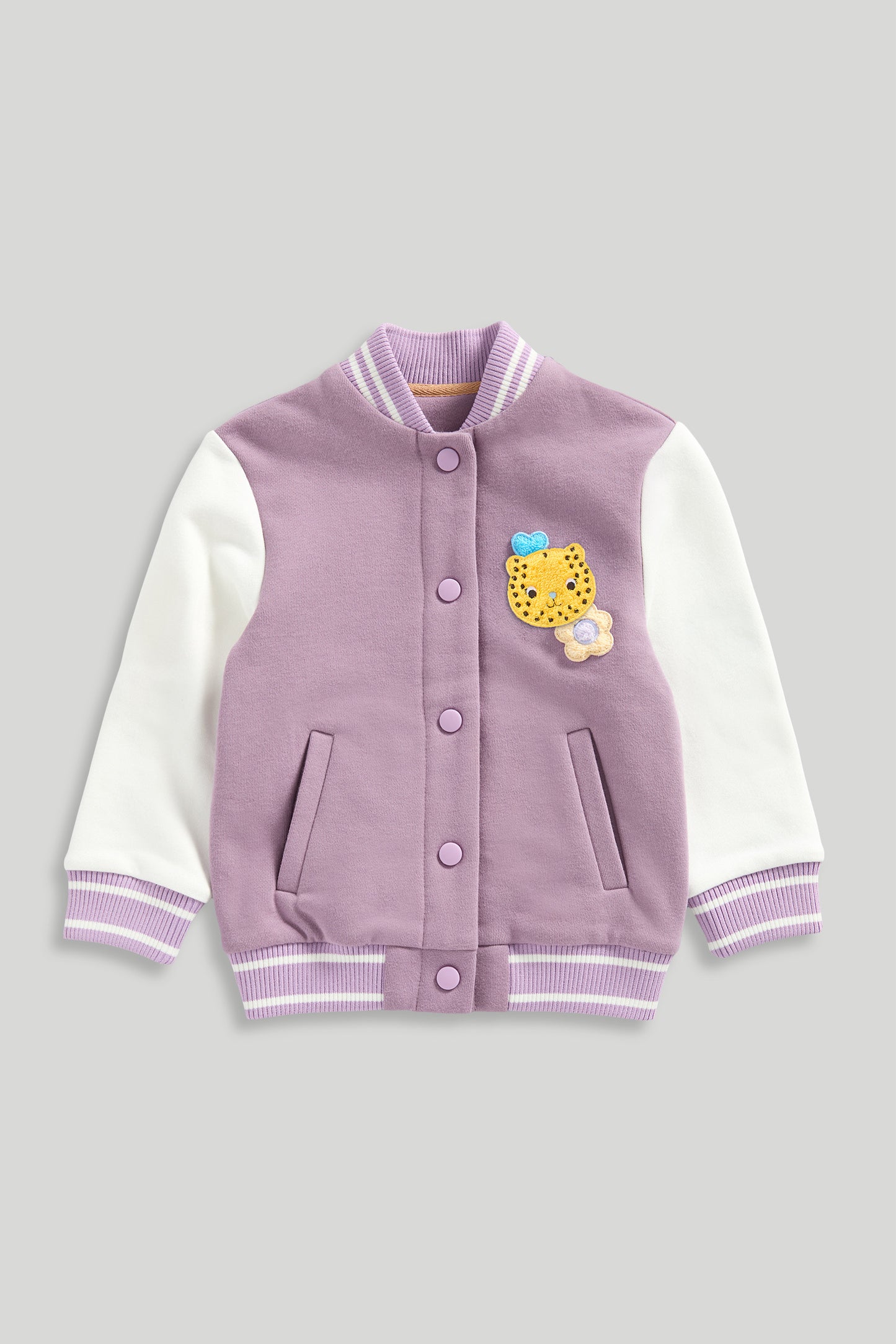 Lilac Varsity Jacket