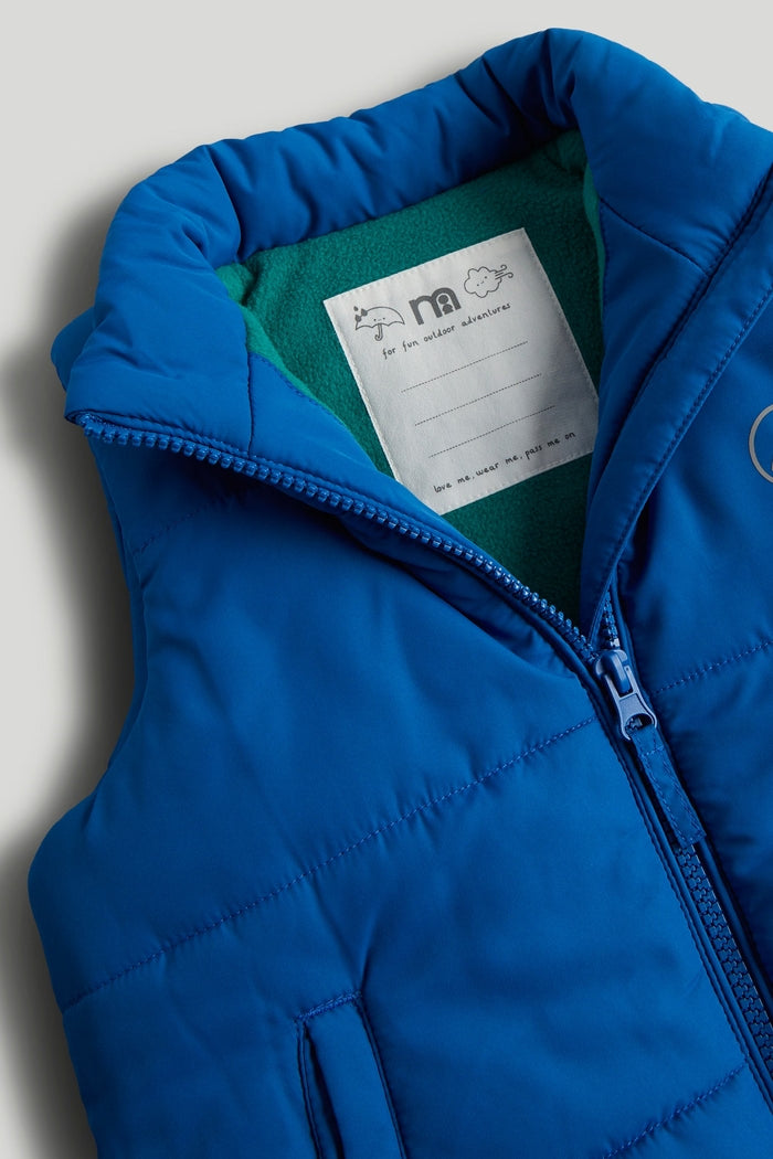Blue Padded Gilet