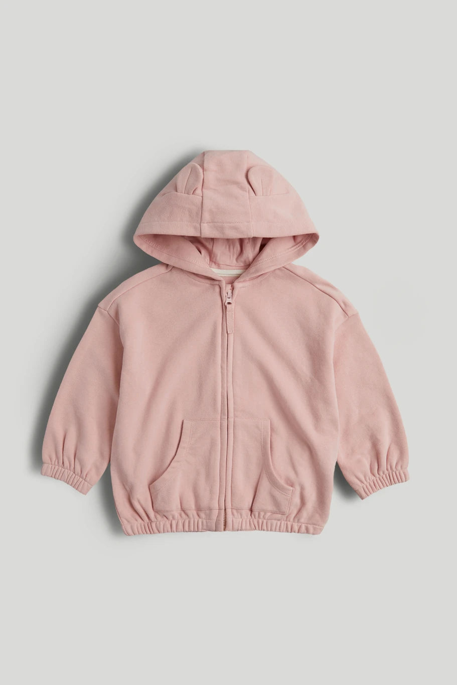 Pink Zip-Up Hoodie