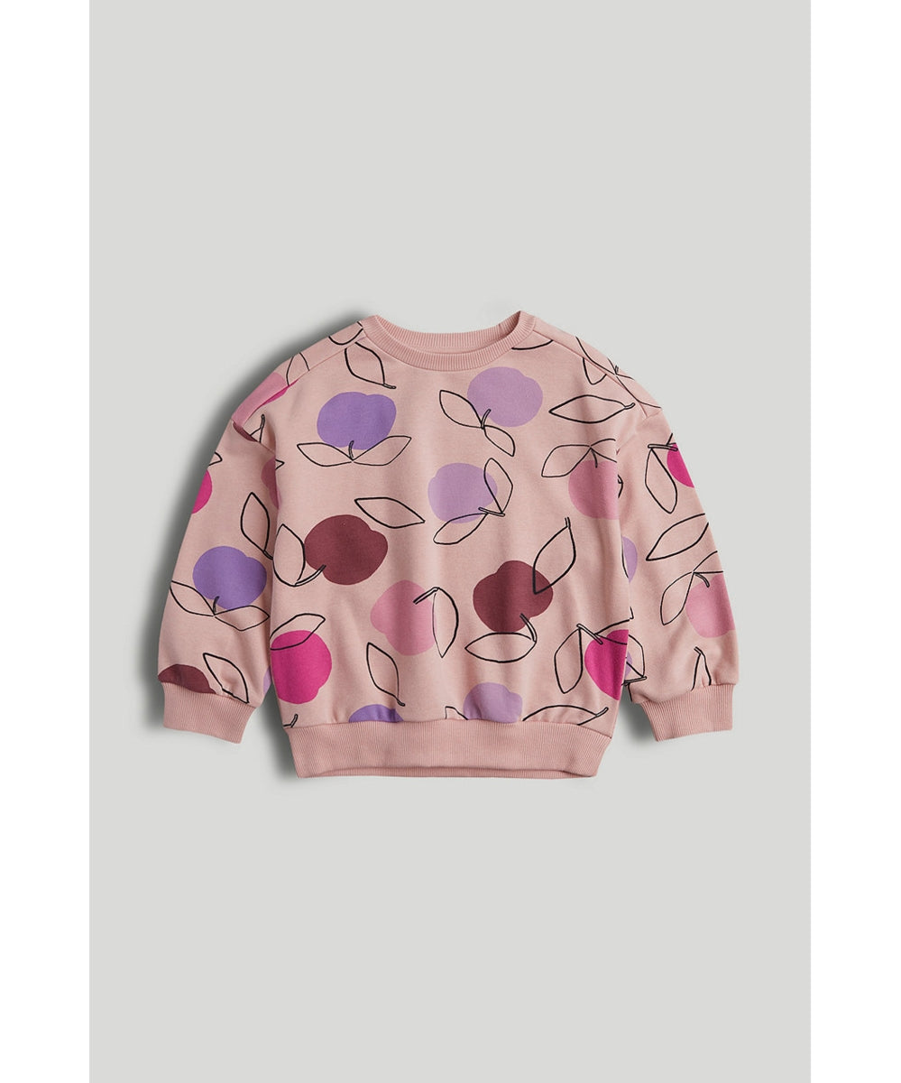 Pink Apples Sweat Top