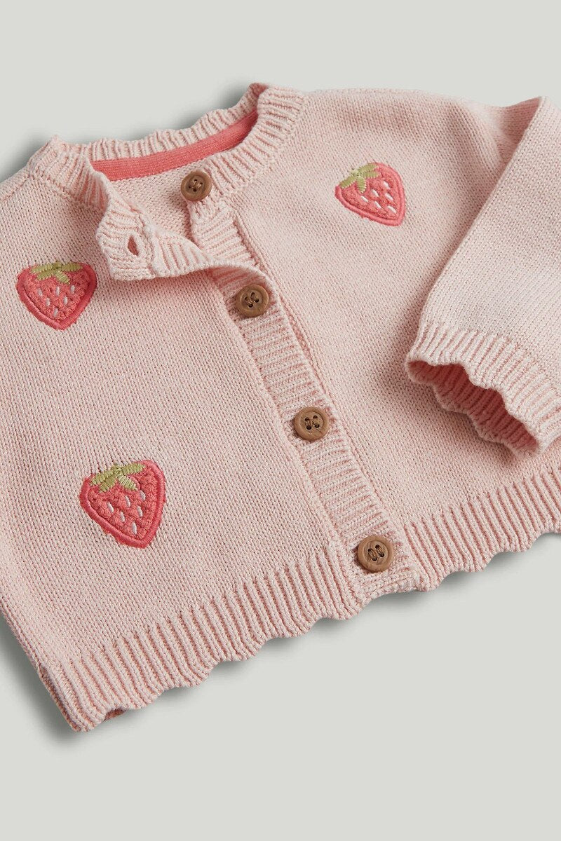Pink Strawberry Cardigan