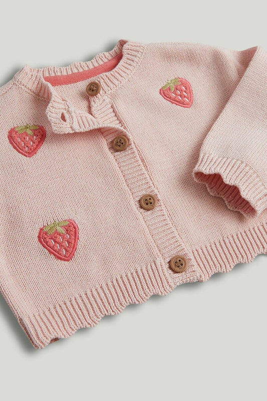 Pink Strawberry Cardigan