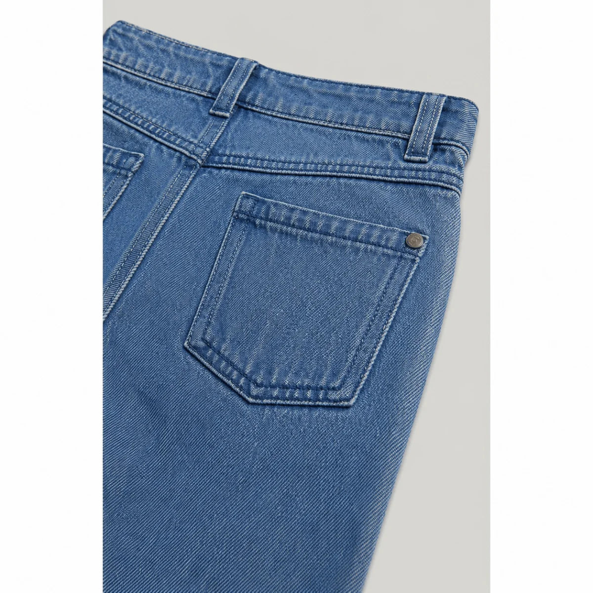 Wide Leg Denim Jeans