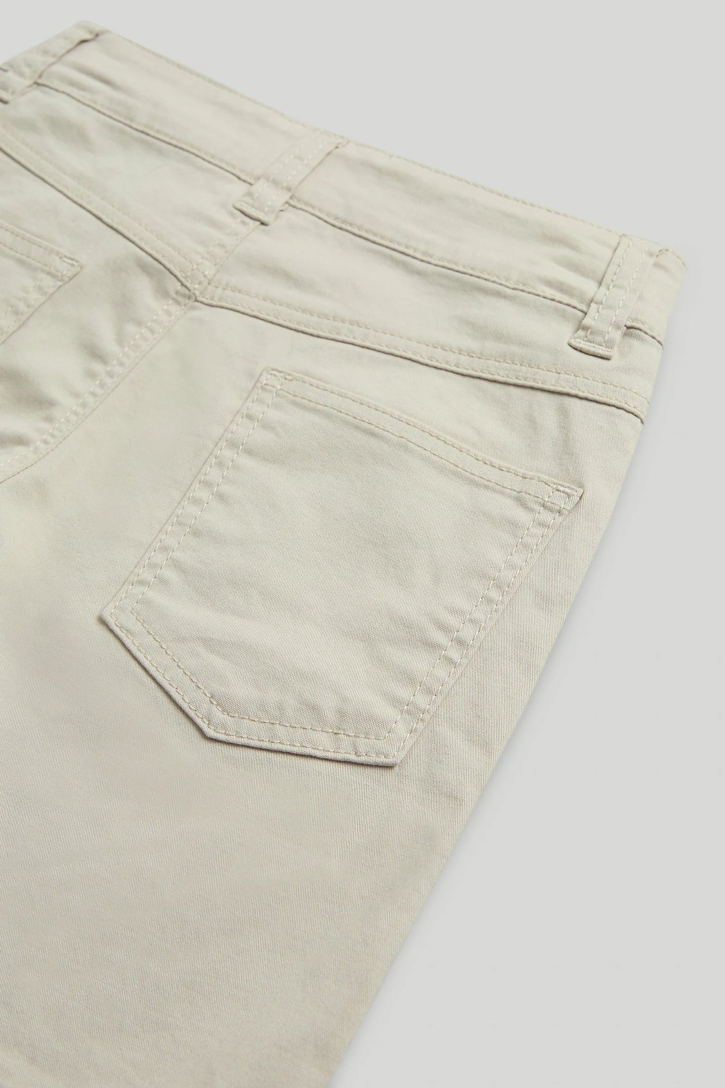 Stone Denim Shorts