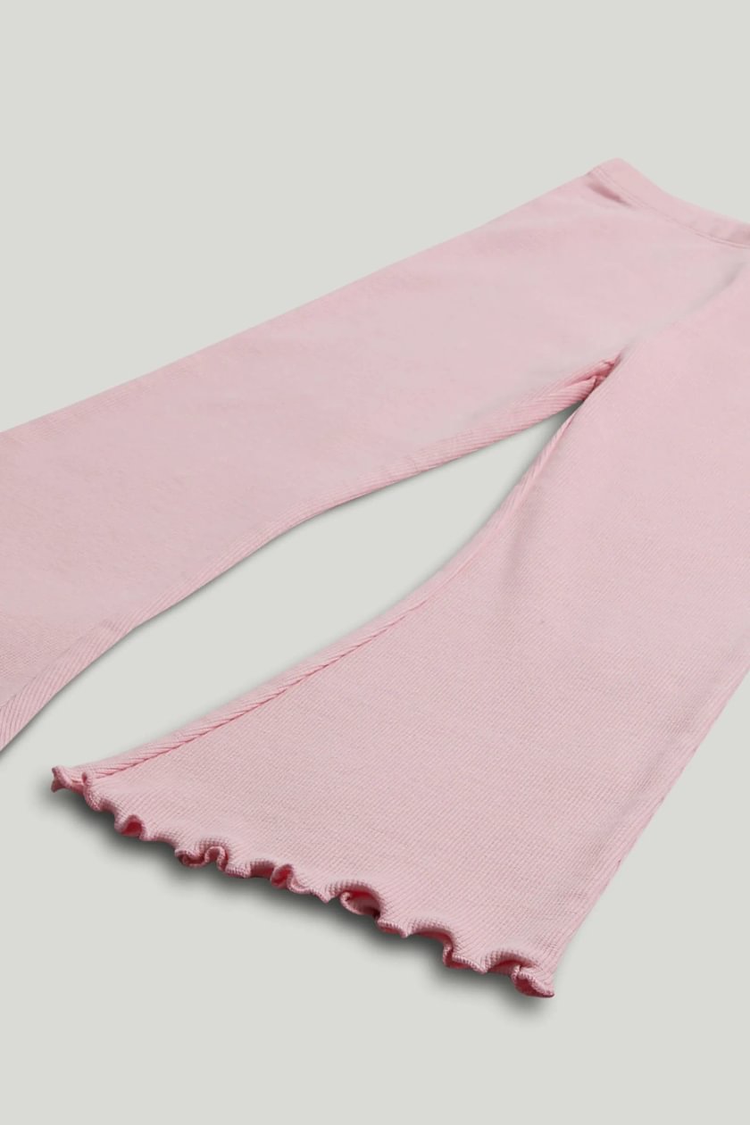 Pink Flared Leggings
