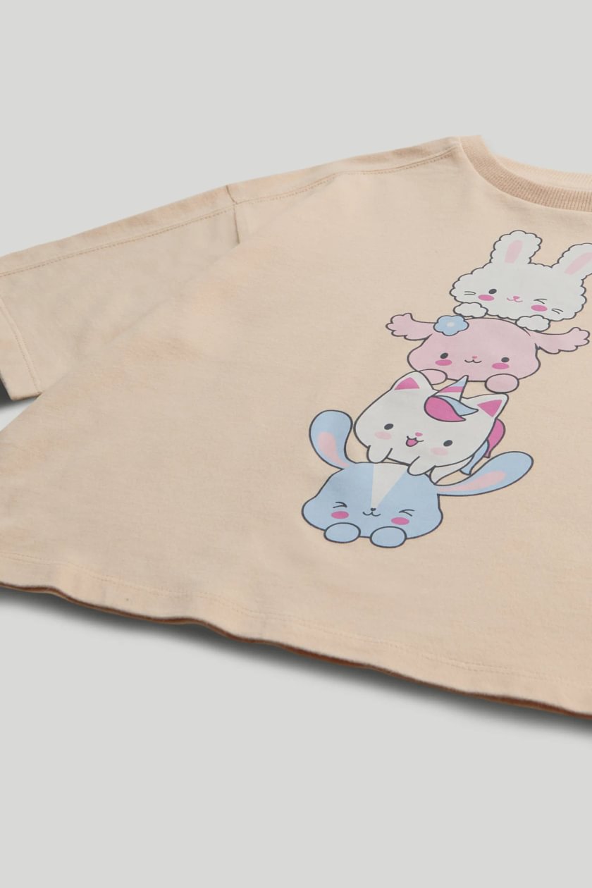 Peach Animal T-Shirt