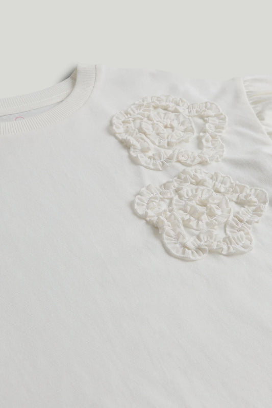 White Flower T-Shirt