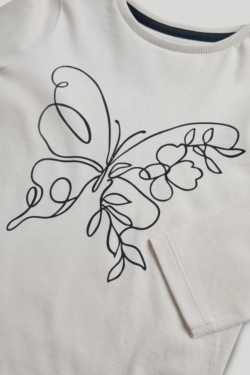 Butterfly Long-Sleeved T-Shirt
