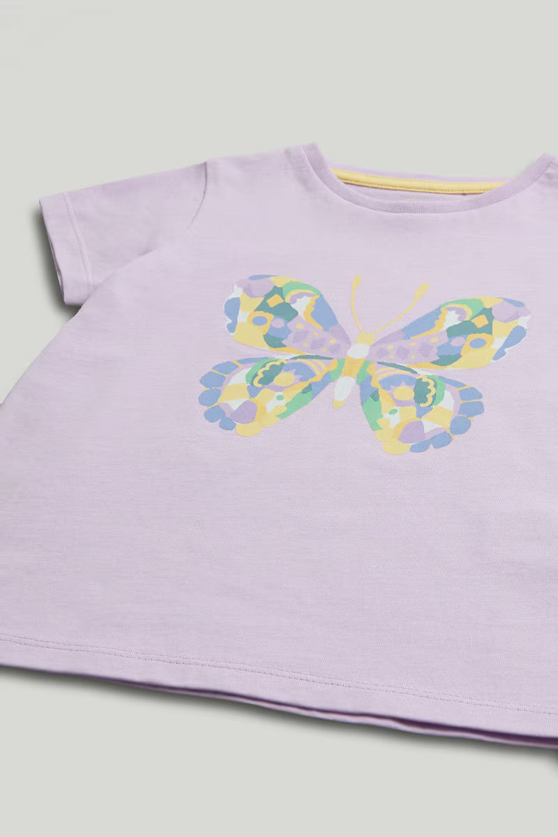 Lilac Butterfly T-Shirt